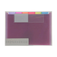 Rainbow 7-Pocket Letter Size Poly Expanding File