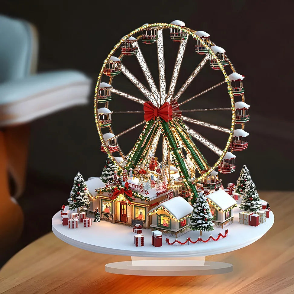 Whimsical Santa Sleigh & Reindeer Decor™